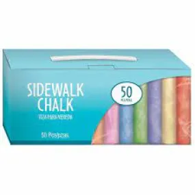 50pc. Sidewalk Chalk Set