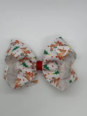 8682 Medium Grosgain Christmas Bows