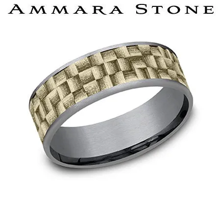 Ammara Stone Tantalum Band