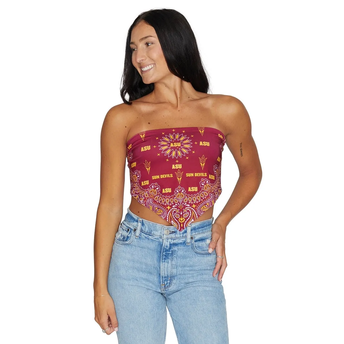 Arizona State ASU Bandana Top