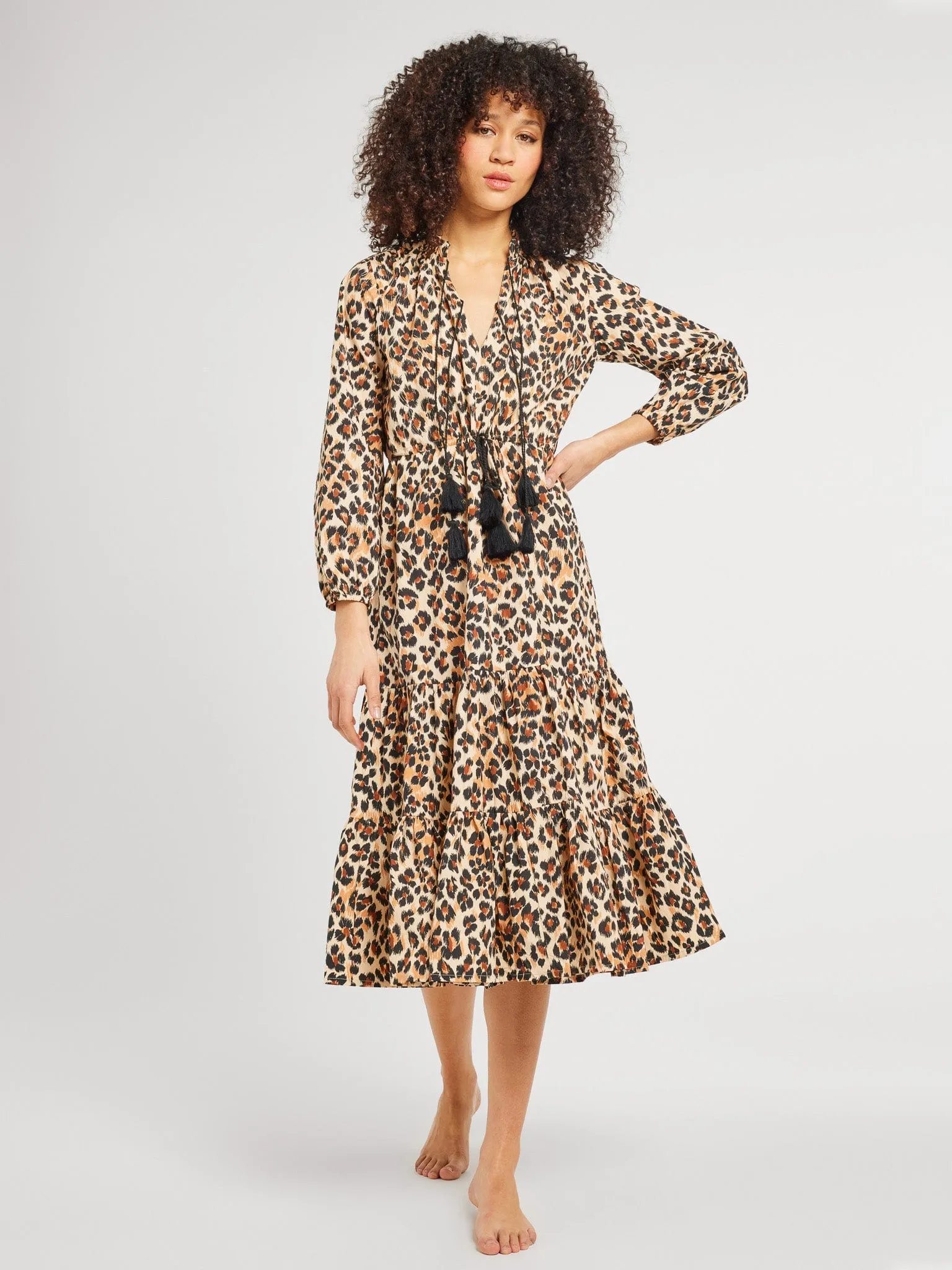 Astrid Dress in Cheetah