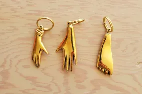 Aubock Key Rings "Hand #5733" "Foot 5735"