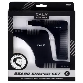 Beard Shaper Set 2Pc Black Men's 50657