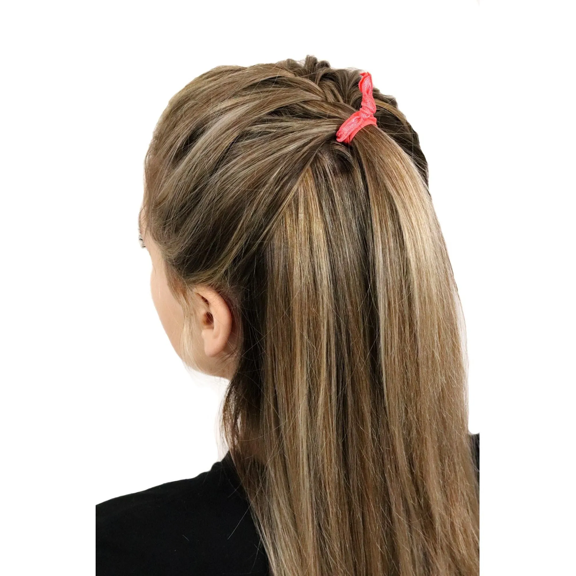 Black Ribbon Hair Ties - 1000 Pack