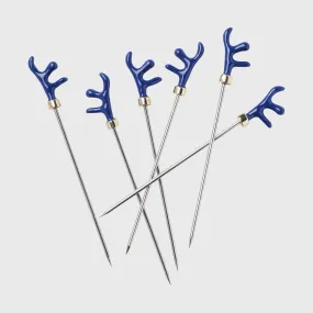 Blue Coral Cocktail Picks - Set of Six