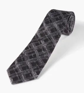 Broken Check Tie