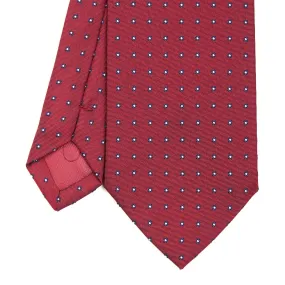 BURGUNDY SARTORIAL JACQUARD SILK TIE