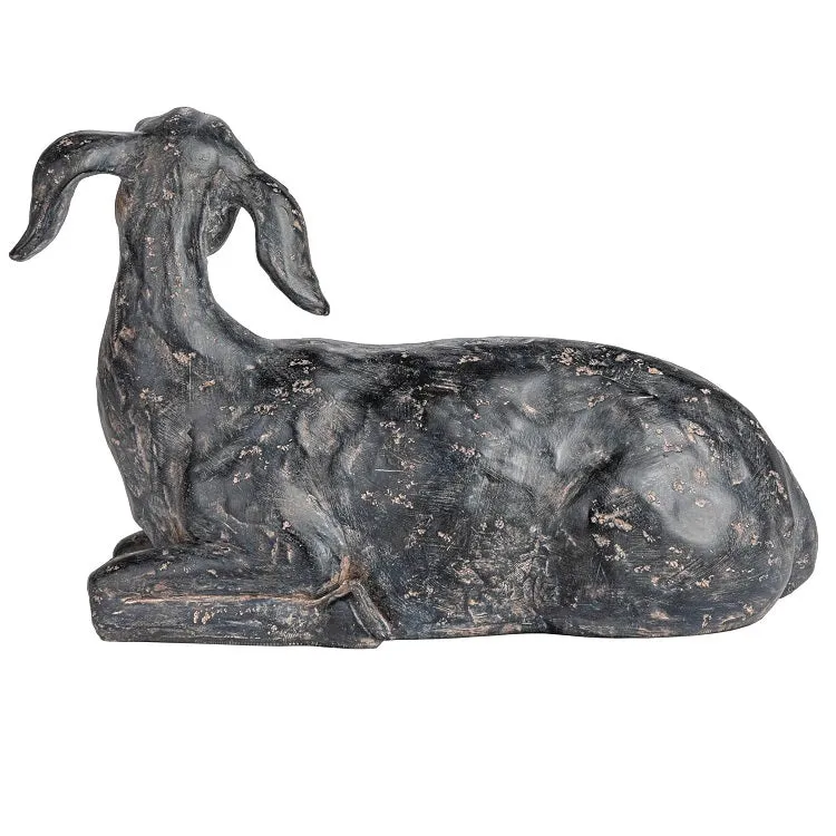 Cast Iron Finish Resting Goat