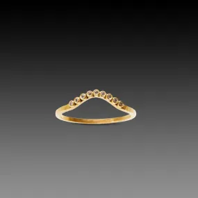 Curved Diamond Band