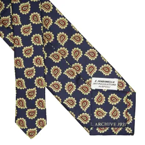 DARK BLUE SILK TIE