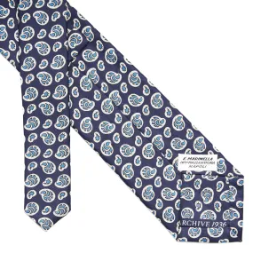 DARK BLUE SILK TIE