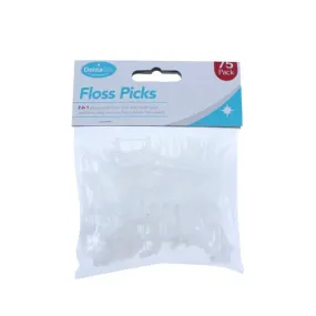 Denta Glo Floss Picks 75 Pk