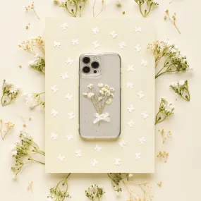 Dried Flowers Clear Phone Case