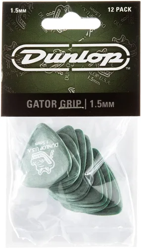 Dunlop 417P1.5 Gator Grip Standard 1.5mm Green Guitar Picks