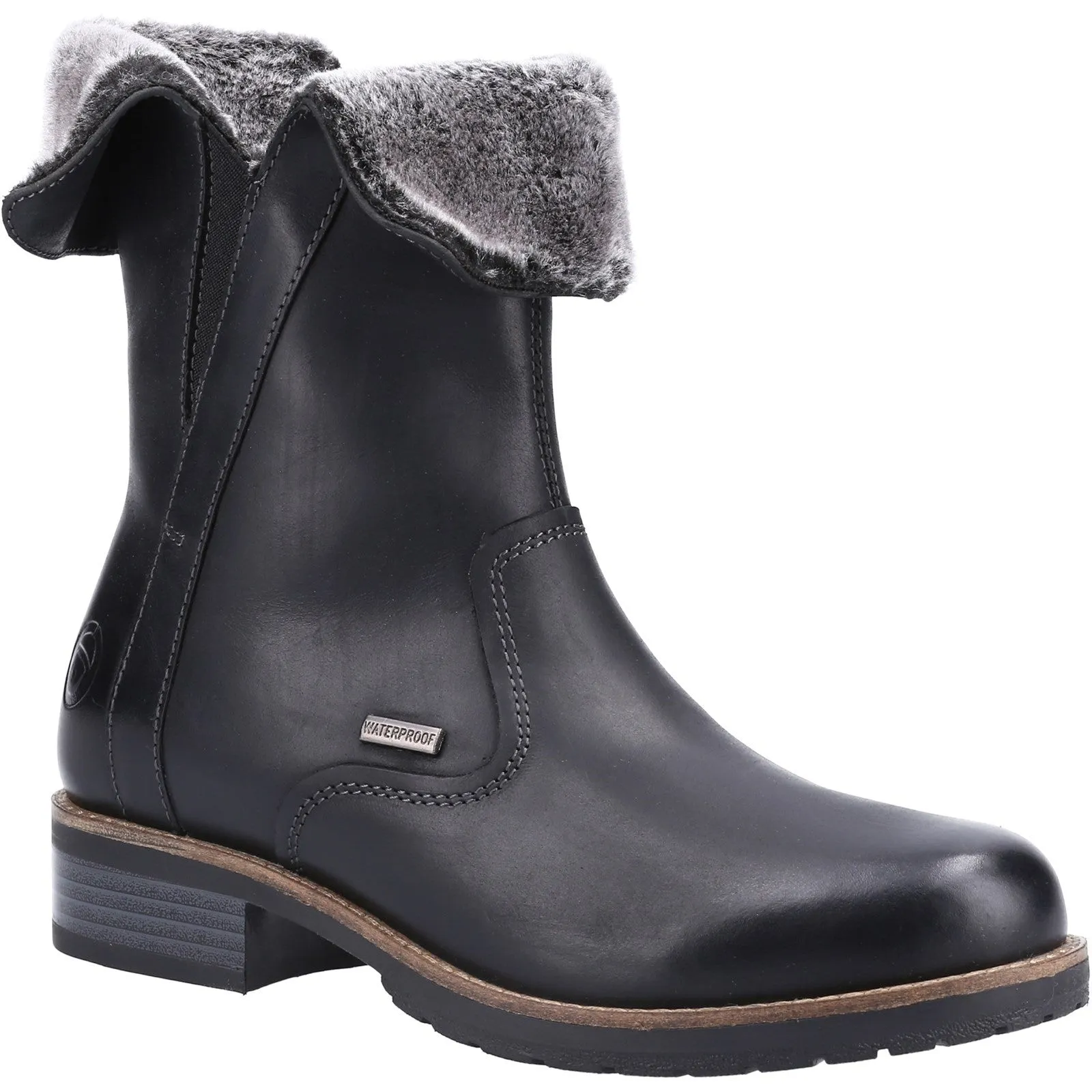 Dursley Fleece-Lined Boots Black