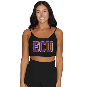 ECU Pirates Black Spaghetti Tank