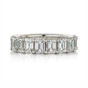 Emerald Cut Diamond Eternity Band