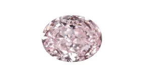 Fancy Intense Purplish Pink Diamond VS2 OVAL 0.31ct