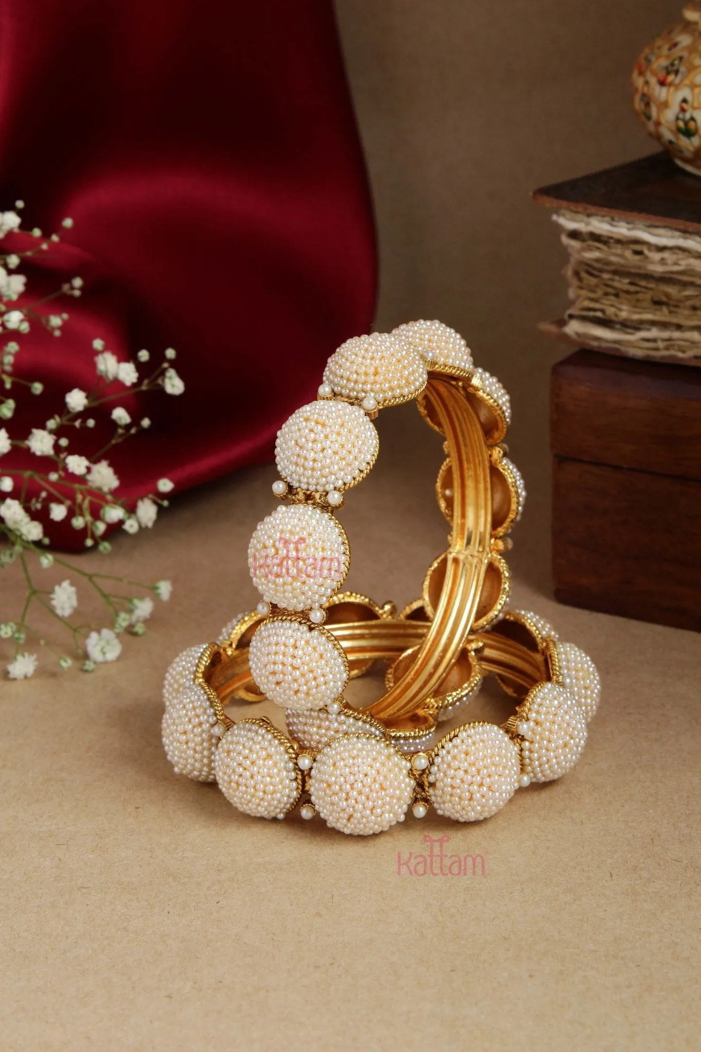 Fancy Pearl Bangle