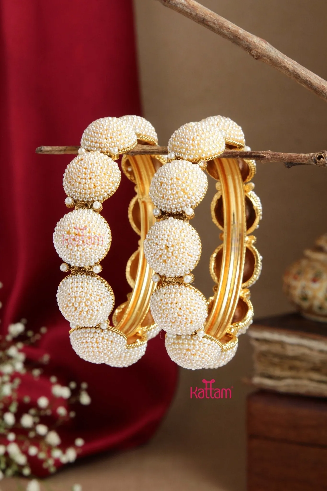 Fancy Pearl Bangle