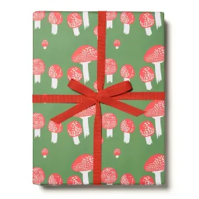 Festive Mushroom Gift Wrap