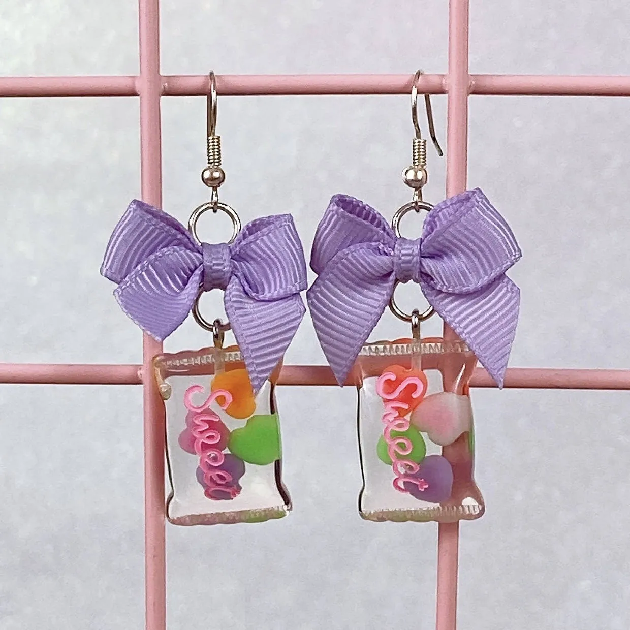 Heart Candy Earrings (4 Colors)