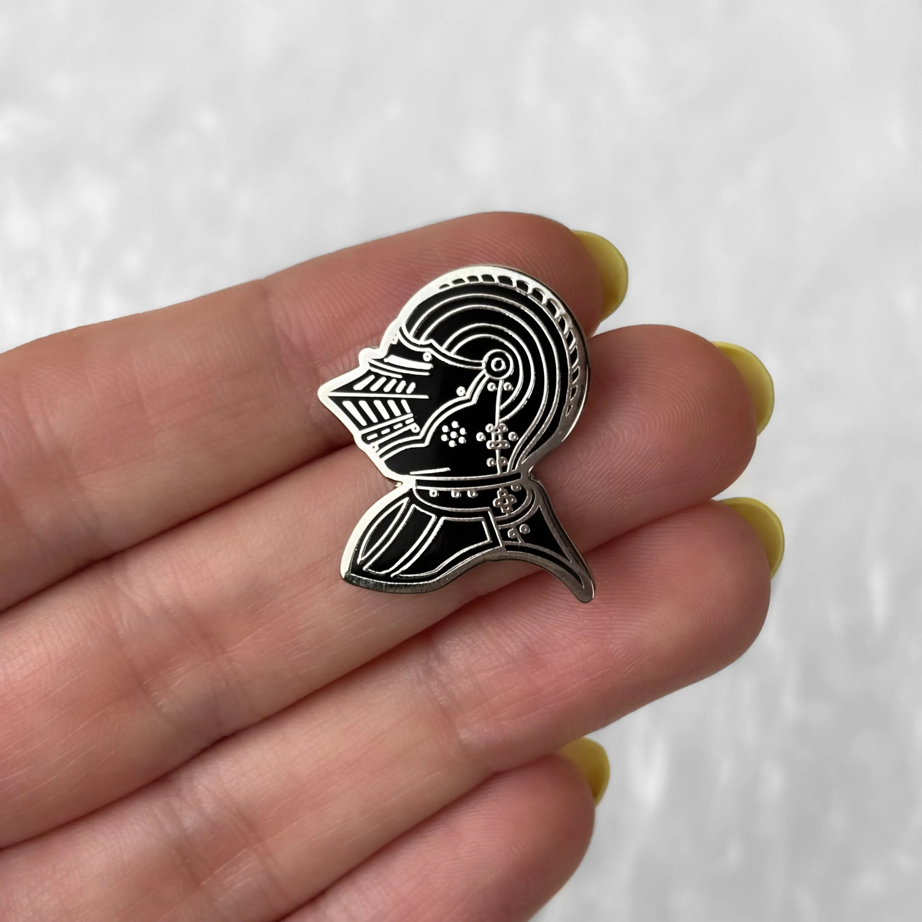 Helm Enamel Pin