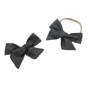 Herringbone Hair Bow