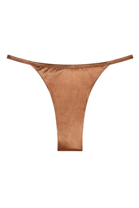 Kauai Bottom - Bronze Shiny Jersey