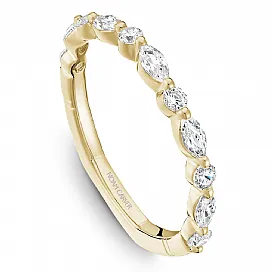 Marquise Diamond Wedding Band