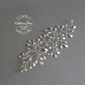 Maryke Hairpiece style wedding hair accessory - available in silver, gold, rose gold