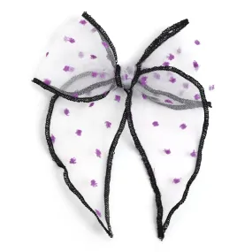 Party Girl Bow - Bewitched Sheer Dot