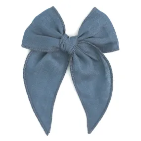 Party Girl Bow - Denim