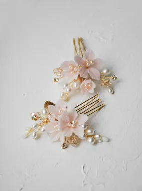 PETAL | Blush Bridal Hair Combs