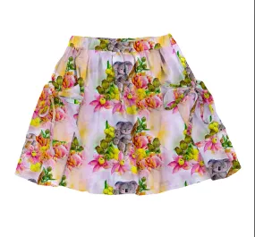 PREORDER Floral Koalas Girls Bow Pocket Skirt (Ships w/c 16th Sept)