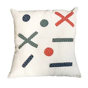 Proud Mary for Tilonia® Appliqué Pillow Cover - Criss Cross