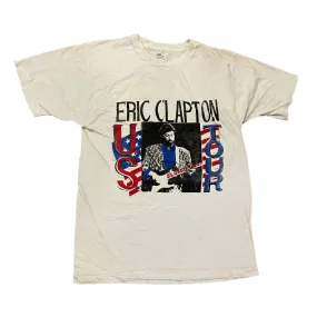 Quirky and Awesome Vintage Eric Clapton 80s Bootleg Band T-Shirt Made in USA S