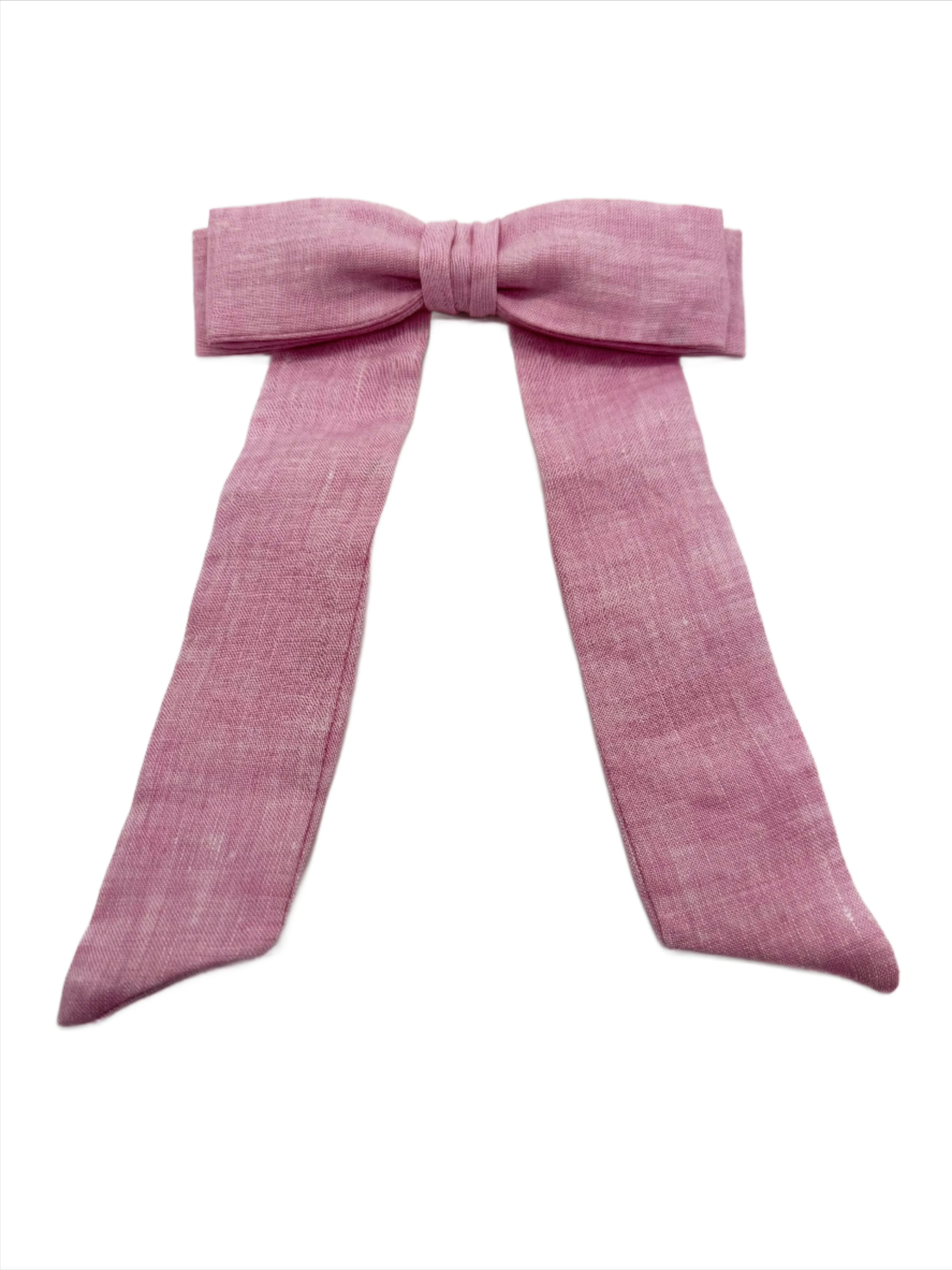 Sofia Linen Bow Brooch