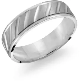 White Gold Wedding Band