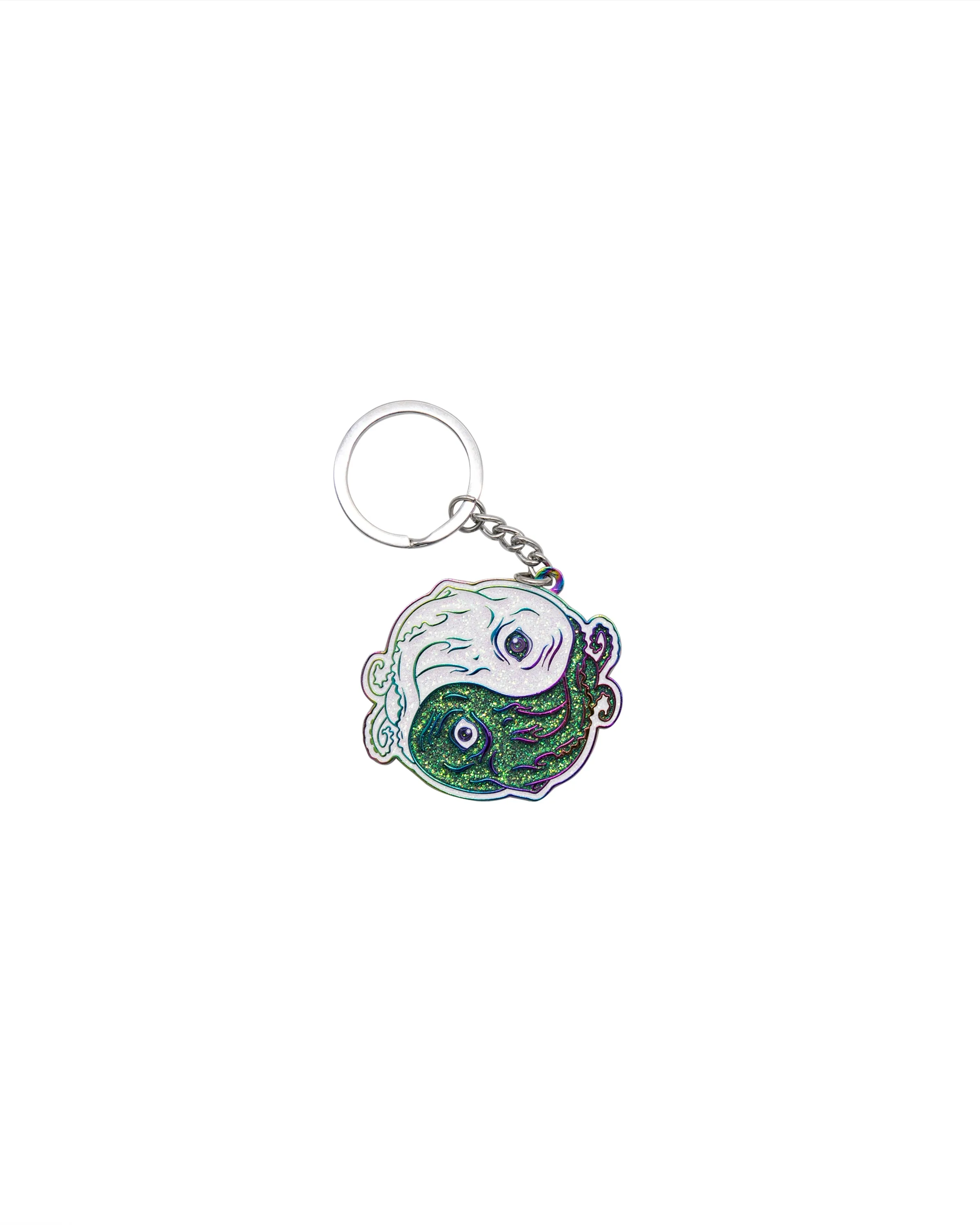 YIN YANG HOLO KEY RING